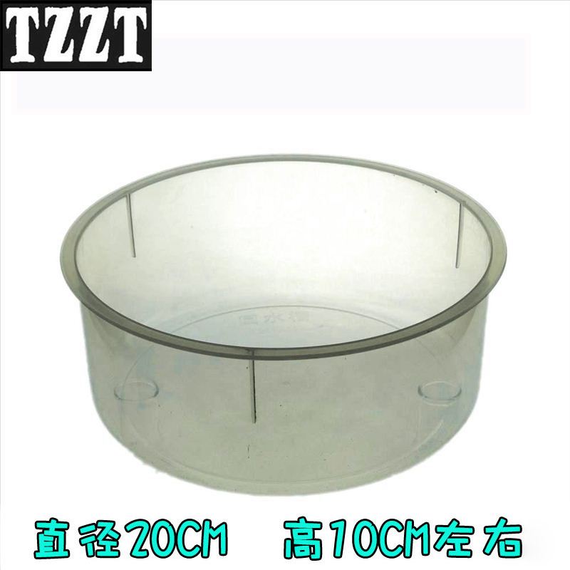 塑膠圓水槽/中號/透明/圓形塑膠水槽/實驗室盒子/化學實驗器材