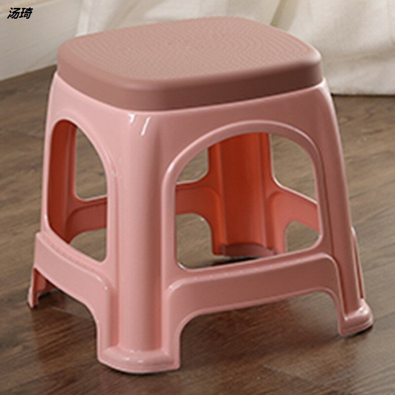 塑料凳子家用客廳成人板凳椅子浴室茶幾小方凳可疊放簡約結實換鞋