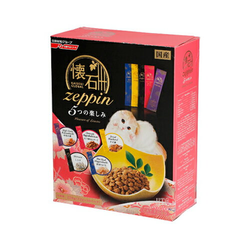 【寵愛家】日清懷石極品貓糧 5味幸福貓飼料 貓餅乾 貓零食 220g/盒