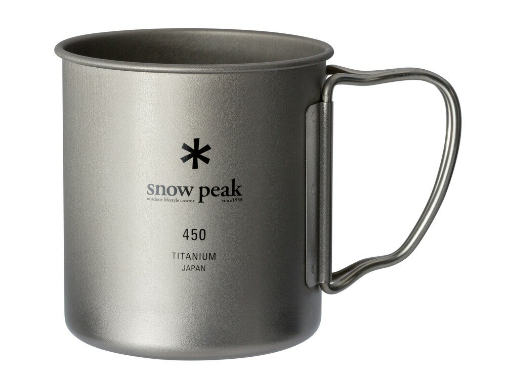 ├登山樂┤日本 Snow Peak SP鈦金屬單層杯-450 # MG-143