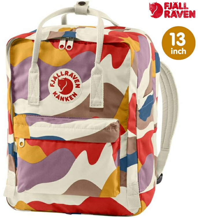 Fjallraven 瑞典北極狐 Kanken Art Laptop 13 筆電包/13吋電腦雙肩背包 23612 971 春季景觀