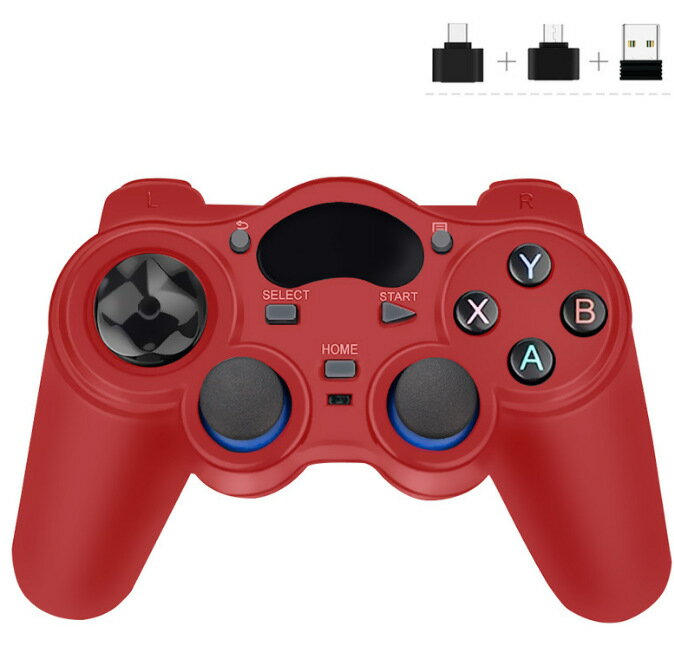 2.4G萬能無線藍牙遊戲手柄 支援電視 電腦 BOX 安卓平臺遊戲機Switch PS Box-360 1