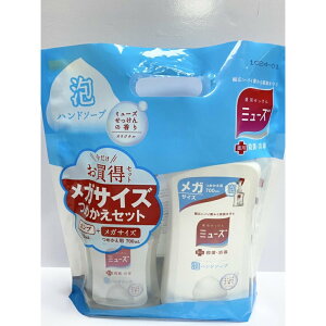 日本 Muse 抗菌按壓泡沫洗手乳 皂香 250ml + 700ml 泡泡洗手乳 抗菌洗手乳 洗手慕斯 液體狀洗手乳