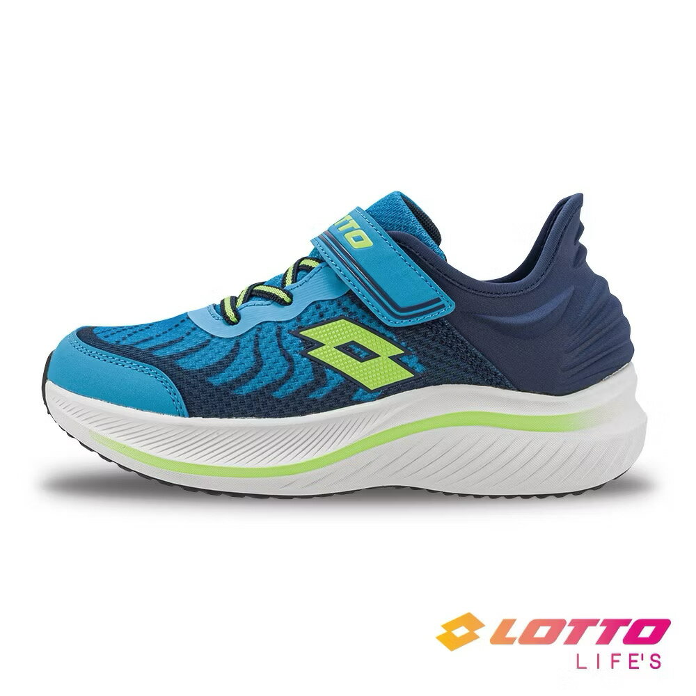 LOTTO樂得 童鞋 EASY LIGHT 彈力避震 跑鞋 運動鞋 [LT4AKR8186] 藍【巷子屋】