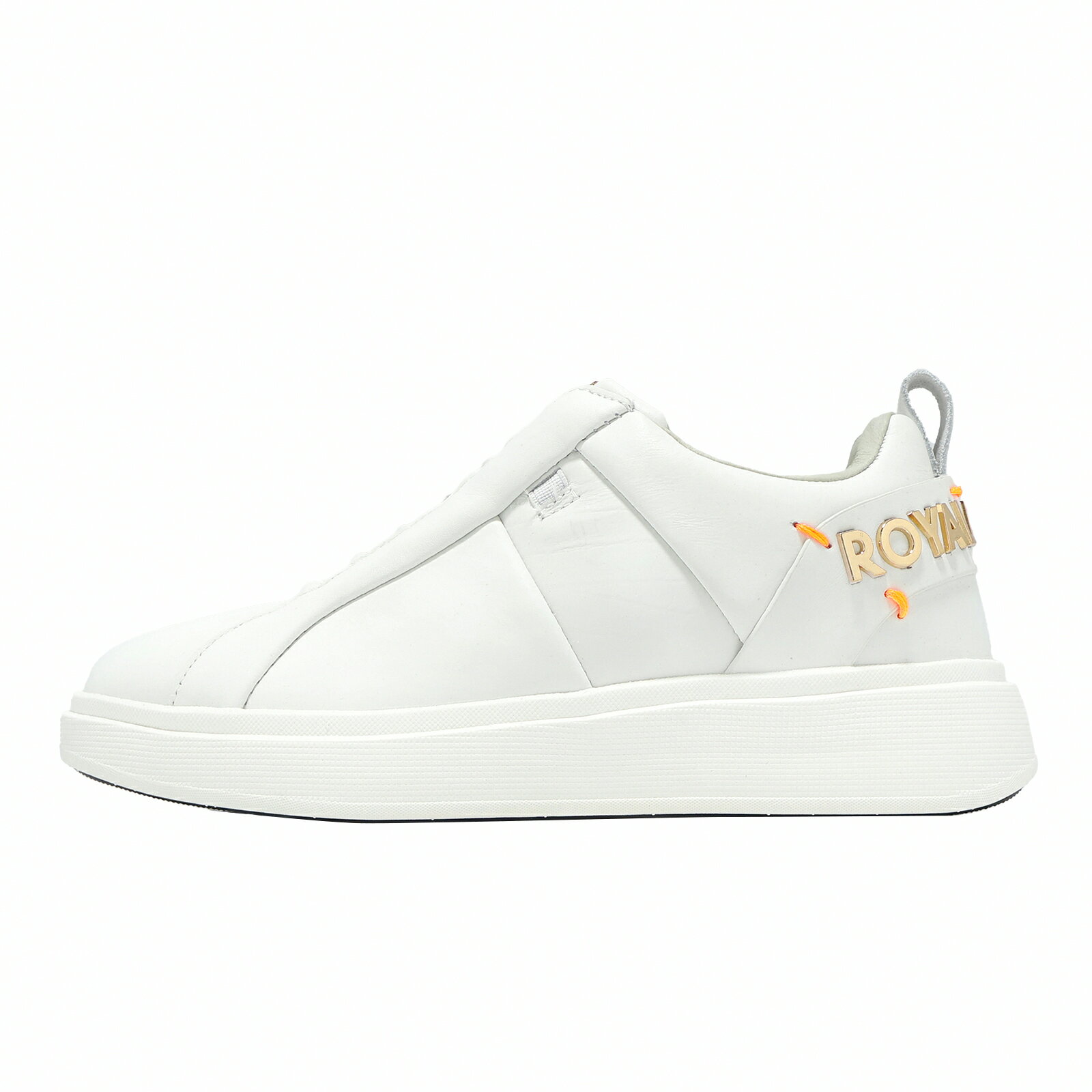 Royal Elastics 休閒鞋 Icon V 女鞋 白 真皮 獨家彈力帶 回彈 經典 902461000