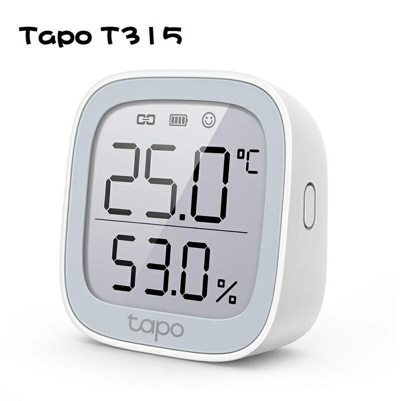 【任搭享折扣】TP-Link Tapo T315 智慧溫濕度感測器 智慧家庭/電子墨水螢幕/智慧連動/簡易安裝