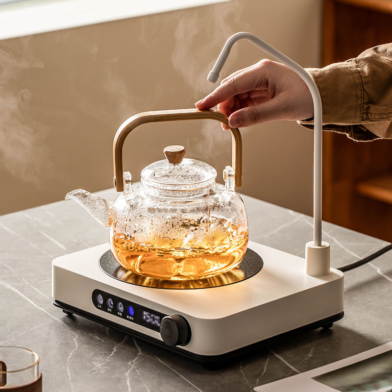 【臺灣公司 可開發票】自動上水電陶爐煮茶器大功率家用小型煮茶爐燒水茶壺電磁爐煮茶壺