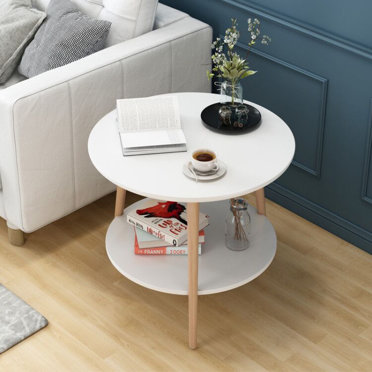 沙發邊幾茶幾簡約現代迷你角幾簡易家用陽臺北歐創意床頭小圓桌子