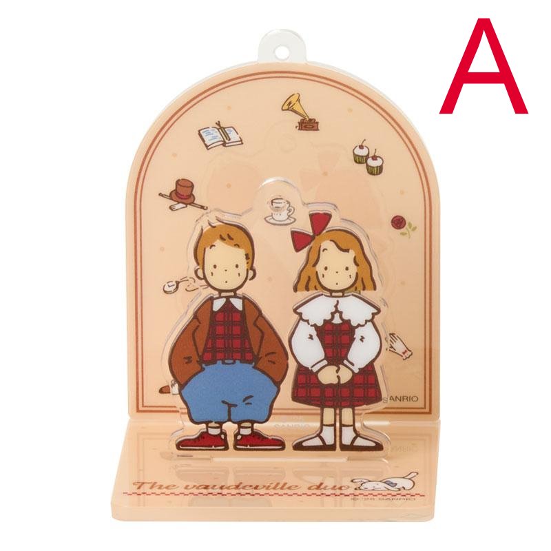 asdfkitty*The Vaudeville Duo 安迪愛咪 秋冬時尚 壓克力立牌吊飾-A款-日本正版商品