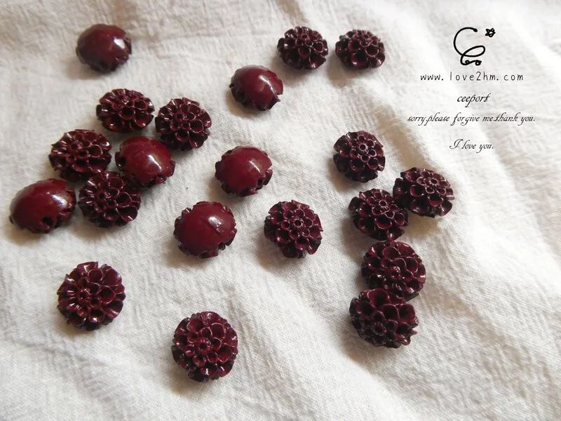 97.25%紫金砂 格桑花 硃砂 水晶飾品 晶晶工坊-love2hm