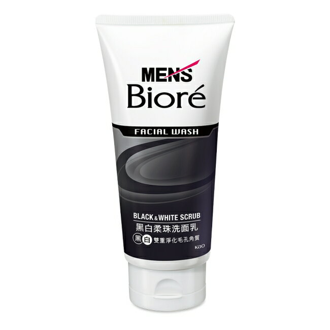 Men’s Biore 男性專用黑白柔珠洗面乳100g 1