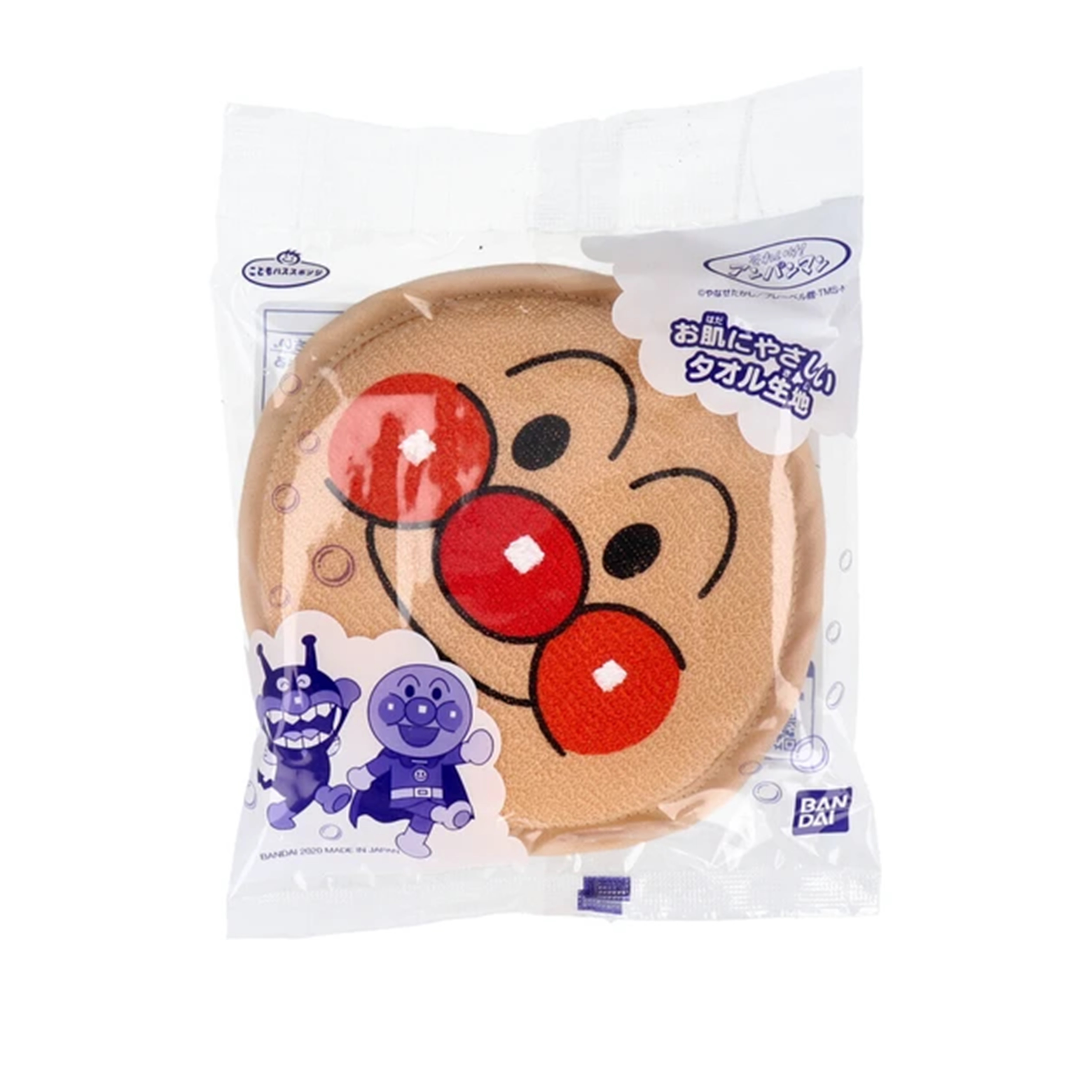 日本 🇯🇵 BAN DAI 麵包超人兒童沐浴海綿 1個入 4902425618371【APP滿額下單10%點數(單一帳號最高5000點)】2/28止 1