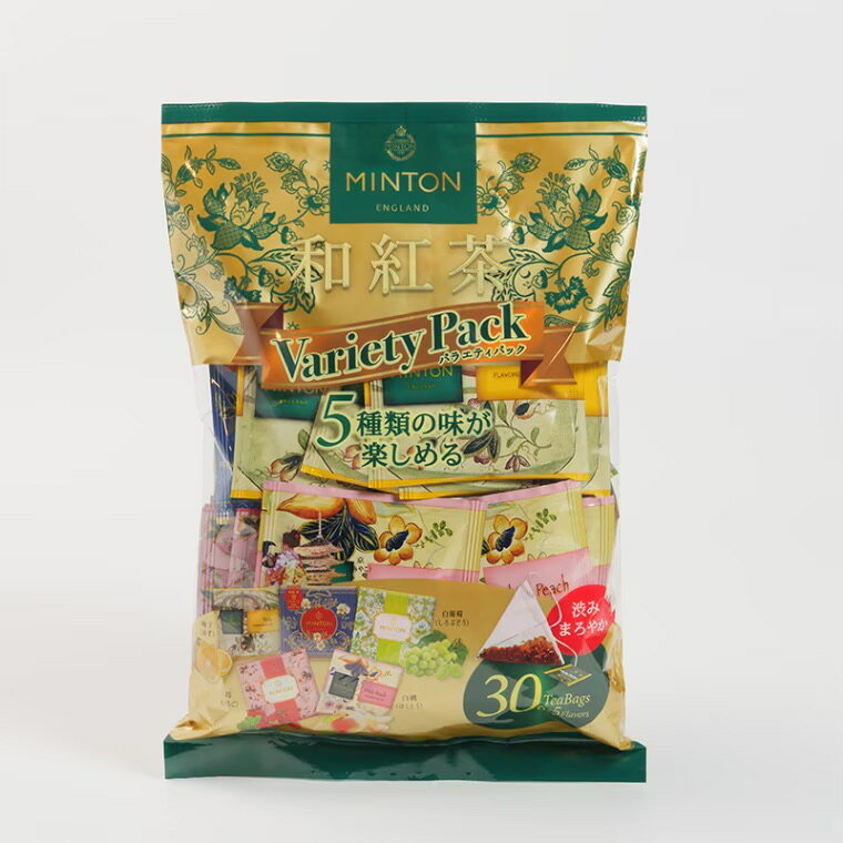 【5款】日本茶 MINTON 和紅茶綜合包 30入 英國皇室御用品牌 柚子 草莓 白桃 原味 清香紅茶 果香 下午茶【小福部屋】 9