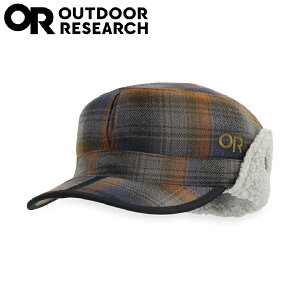 【Outdoor Research 美國 內刷毛保暖覆耳羊毛可遮耳帽《洛登格紋》】243658/保暖帽/雪帽