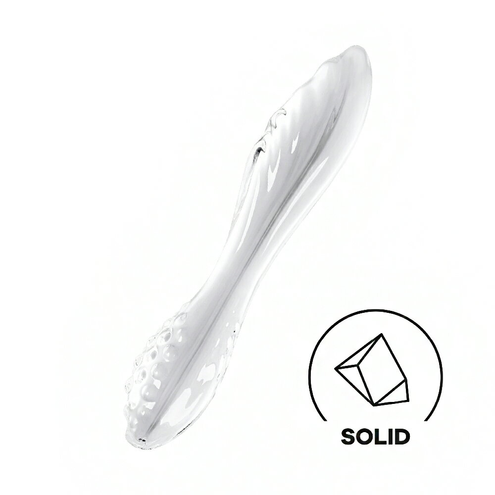 德國 Satisfyer Dazzling Crystal 1 雙向玻璃按摩棒-晶透