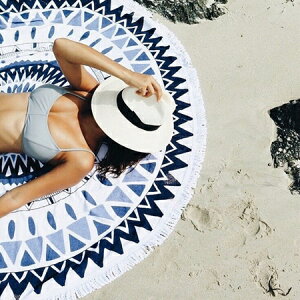 便攜超輕防沙野餐布墊子席必備用品 圓形防潮水沙灘地墊 NMS 黛尼時尚精品