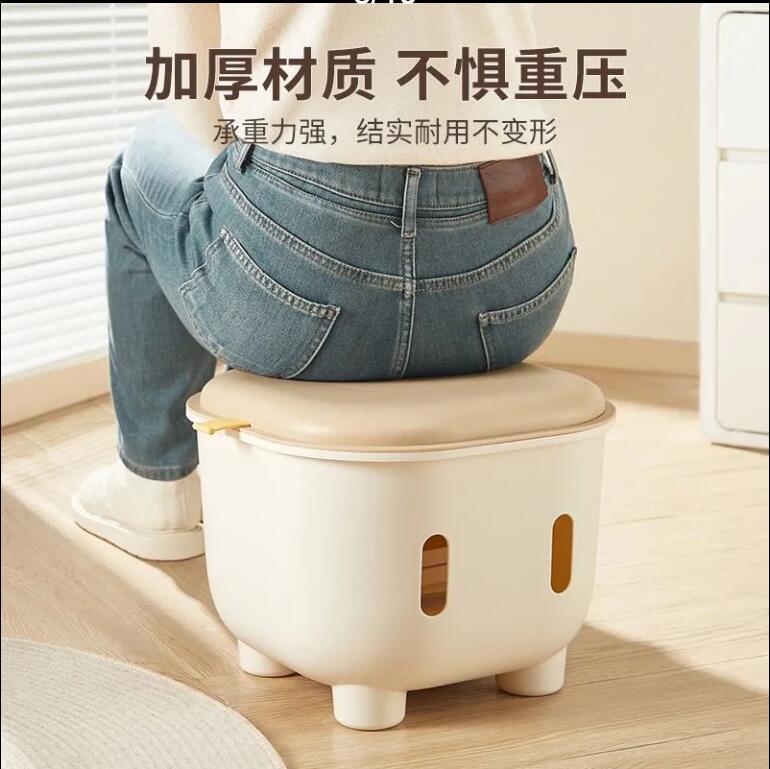 收納凳多功能小凳子家用門口換鞋凳客廳矮凳網紅兒童小板凳儲物凳【步行者戶外生活館】P
