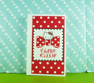 【震撼精品百貨】Hello Kitty 凱蒂貓~卡片本~緞帶紅點【共1款】
