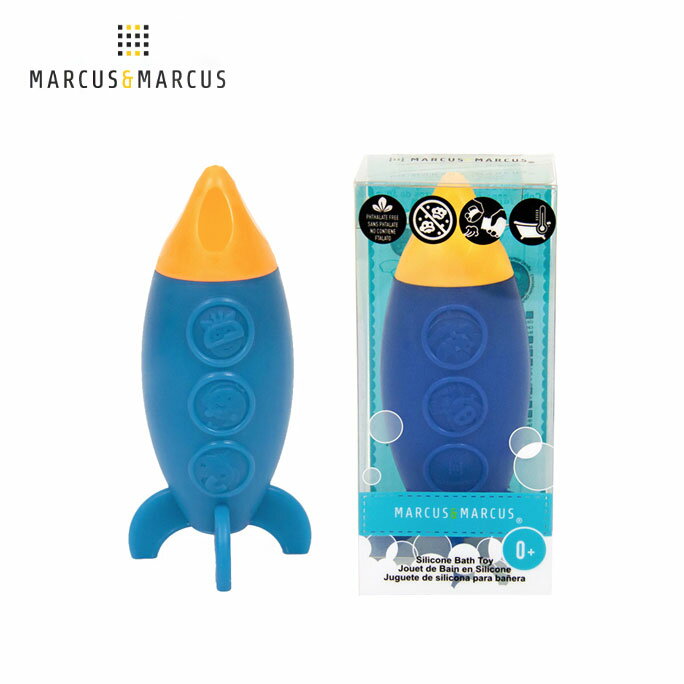 【加拿大 Marcus & Marcus】動物樂園矽膠洗澡玩具 - 火箭