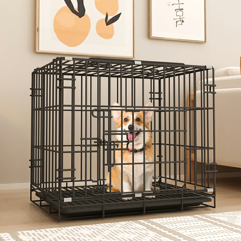【全球優品匯】狗籠子小型犬泰迪貓籠帶廁所分離中型犬柯基室內家用大型寵物別墅