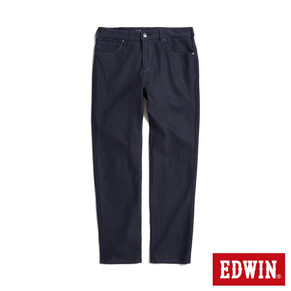 EDWIN 迦績JERSEYS 基本舒適丹寧中直筒褲-男款 原藍色 0