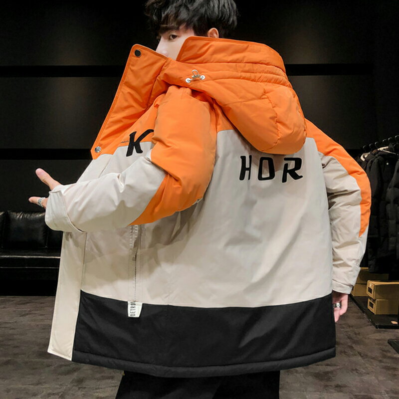 中長款棉衣男冬季外套新款潮流棉襖韓版衣服加厚保暖羽絨棉服