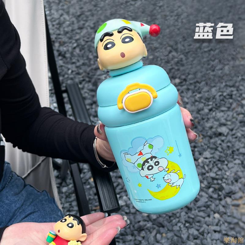 兒童雙飲保溫杯316不銹鋼學生高顏值水杯便攜可愛小學生吸管水杯
