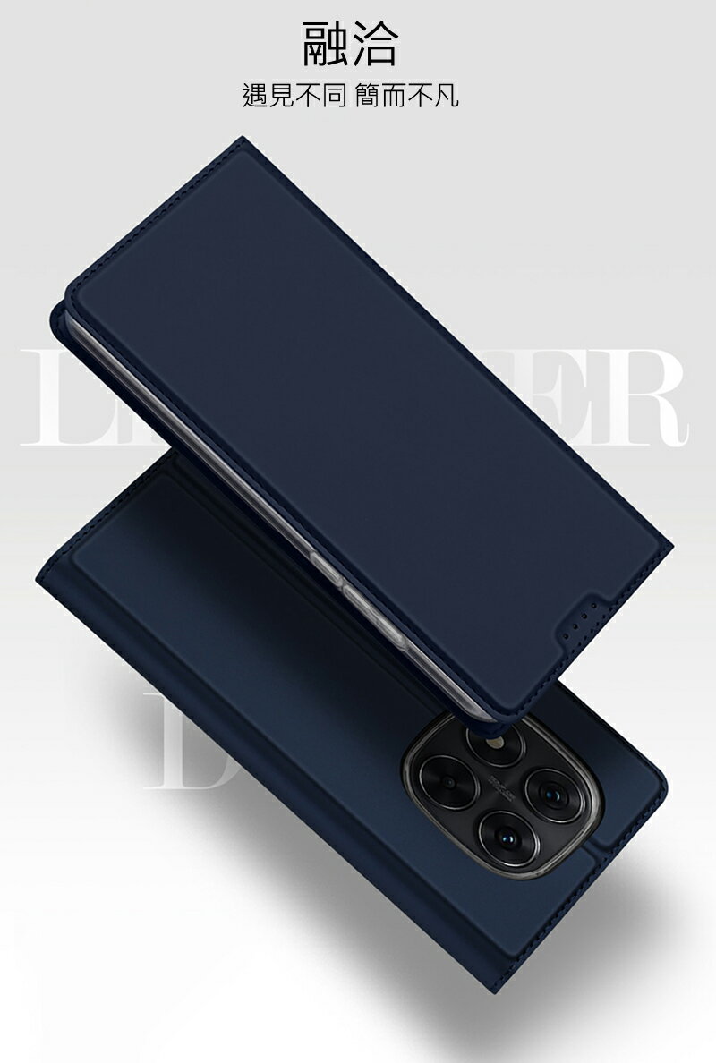 DUX DUCIS Redmi Note 14 Pro/POCO X7 5G SKIN Pro 皮套 側翻皮套 插卡 可立 保護套 手機套 膚感皮套 掀蓋皮套