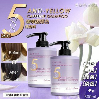 【粿女兒商行】 現貨 청소켄 女王家 5次方咖啡因矯色洗髮精 500ml(瓶)