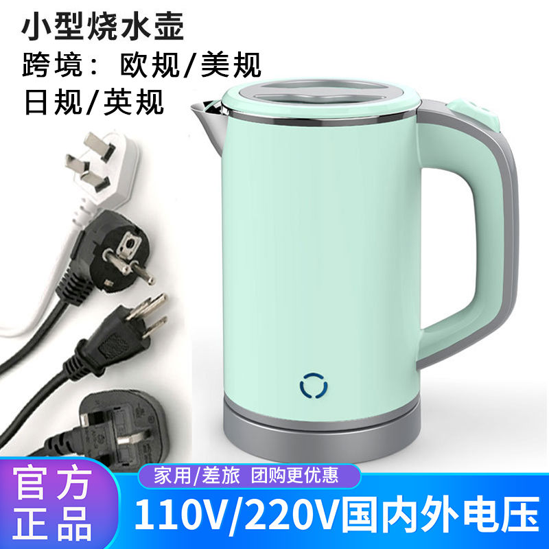 110伏歐美規日規英規出口小家電燒水壺便攜日本德國熱水壺不銹鋼-貼心優衣家居