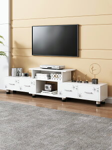 新款電視柜簡約現代客廳家用臥室小戶型茶幾組合收納儲物柜一體高級感