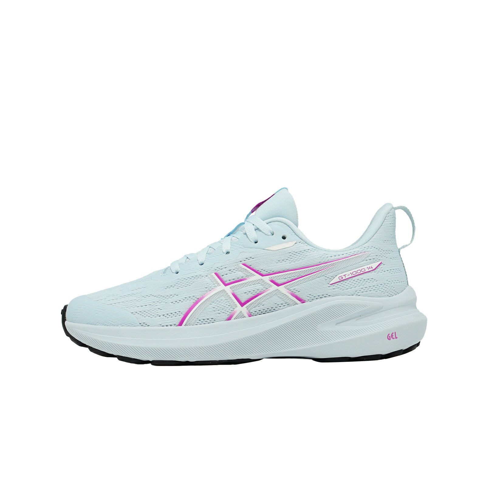 Asics 亞瑟士 慢跑鞋 GT-1000 14 GS 大童 女鞋 藍 支撐 運動鞋 1014A382403