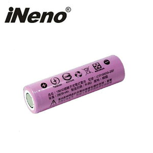 【跨店20%回饋 再折$50】 iNeno 18650高強度鋰電池 2600mAh (平頭) 1入
