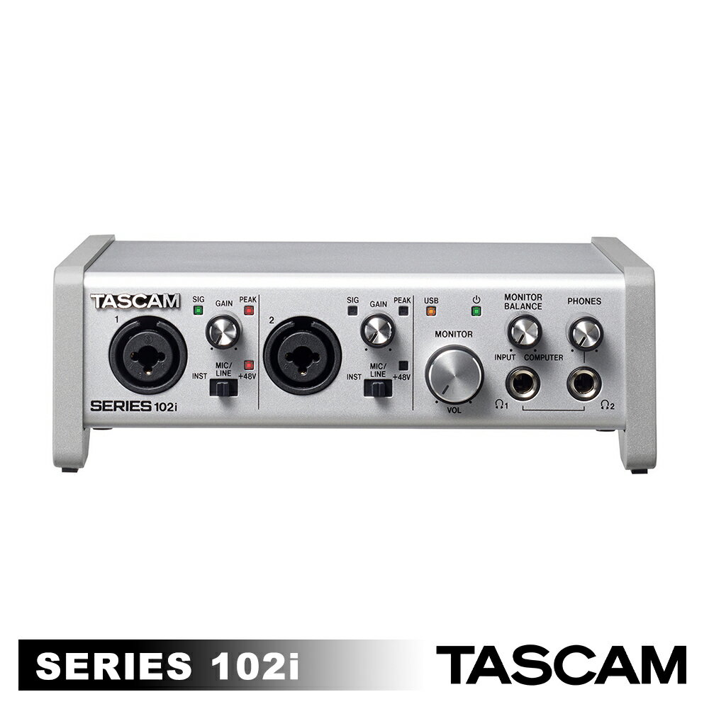 限時★.. 【日本 TASCAM 】達斯冠 SERIES 102I 錄音介面10 IN/2 OUT USB Audio / MIDI 正成公司貨 TASSERIES 102I【夏日限時 全館點數5倍送】