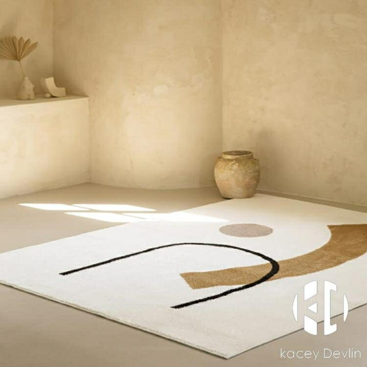 北歐地毯客廳地毯現代簡約茶幾地毯臥室加厚家用床邊毯可定制地墊【聚物優品】