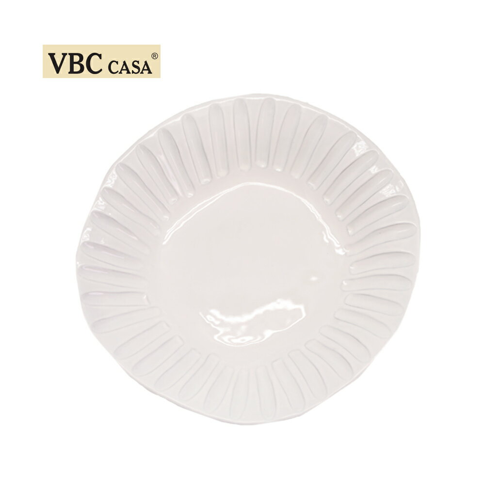 義大利VBC CASA純白條紋24CM湯盤