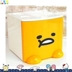 蛋黃哥 Gudetama 積木式迷你收納盒 積木盒 收納箱 置物盒 飾品盒 白 日本進口正版 424374