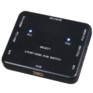 伽利略 HDMI 4K2K 2埠 KVM電腦切換器(HKVM2S) [富廉網]