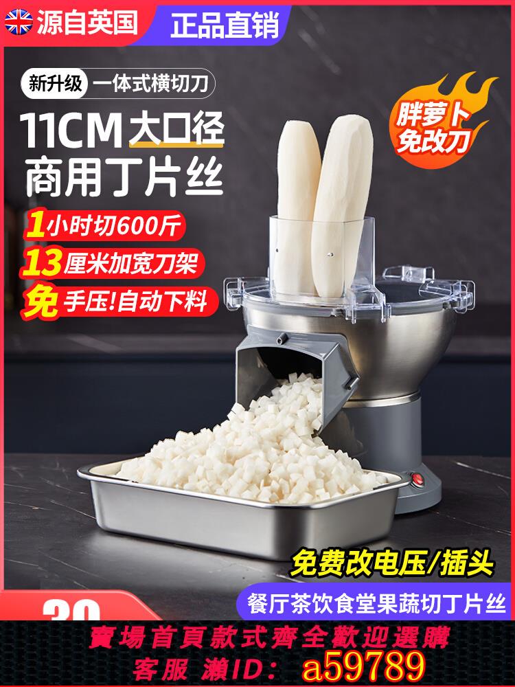 【臺灣公司 可打統編】切菜神器廚房多功能蘿卜塊洋蔥粒土豆絲片芒果切條食堂商用切丁機