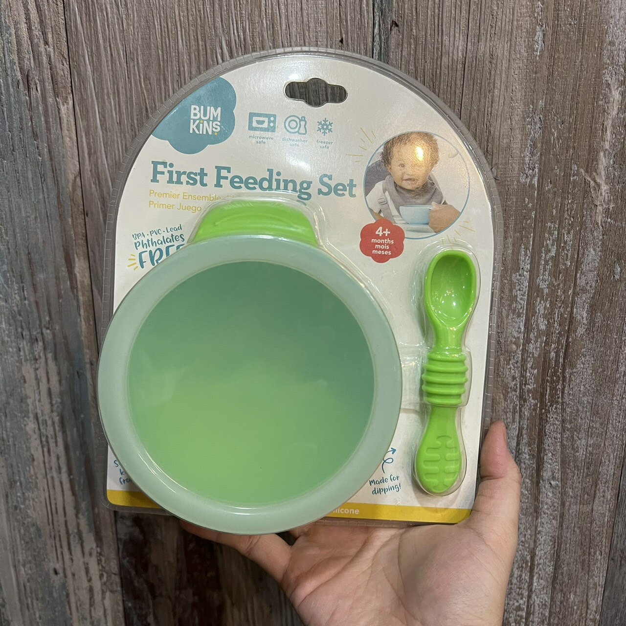 舊包裝出清》美國正品 BUMKINS矽膠兒童吸盤碗(整組含蓋子湯匙) 7