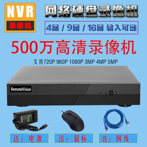 網絡硬盤錄像機4路8路16路NVR數字監控錄像機海康欣視安ONVIF協議
