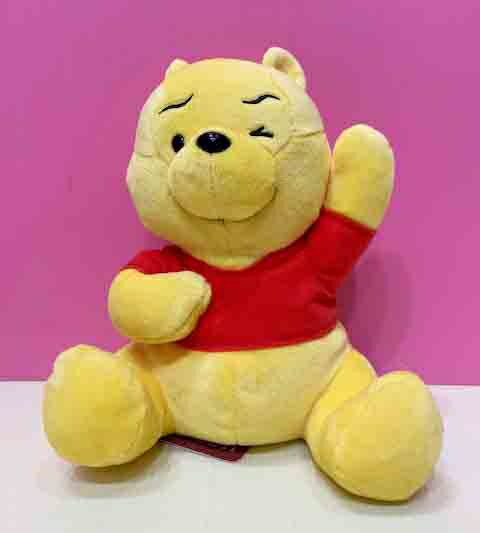 【震撼精品百貨】Winnie the Pooh 小熊維尼 迪士尼絨毛娃娃-舉手#36924 震撼日式精品百貨