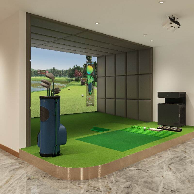 {可打統編 保固一年}全新原裝進口上門安裝室內模擬高爾夫室內高爾夫球場 4