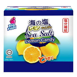 【現貨】BigFoot 海鹽檸檬糖 150公克 X 6包
