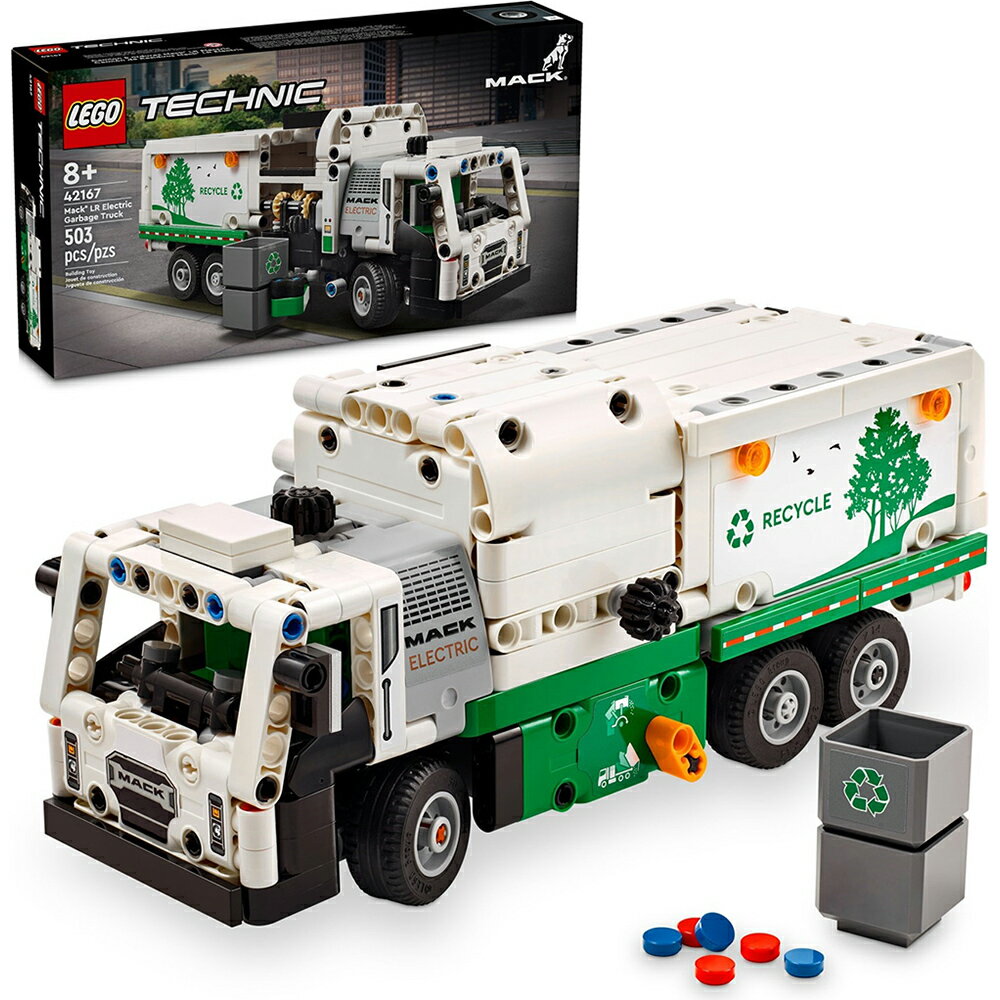 樂高LEGO 42167 Technic 科技系列 Mack® LR Electric Garbage Truck