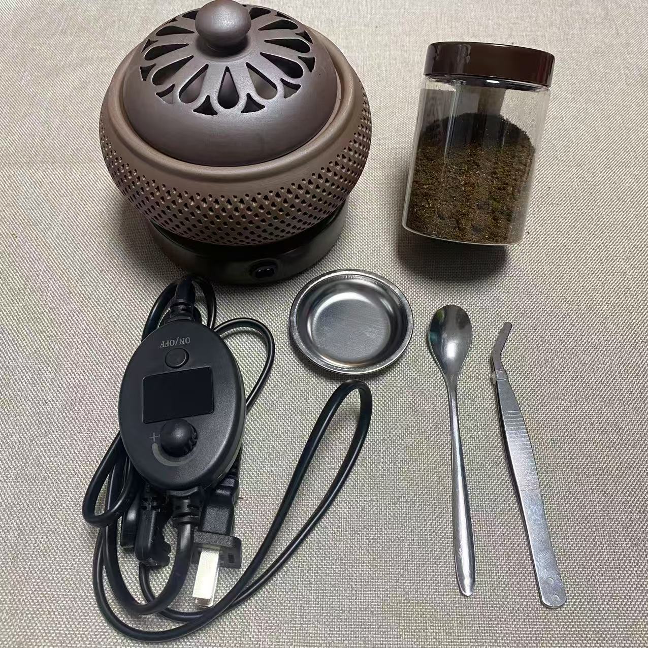 【可打統編 超低價】奇楠沉香專用電子香薰爐可定時調溫熏香加熱香粉香精油香塊 0