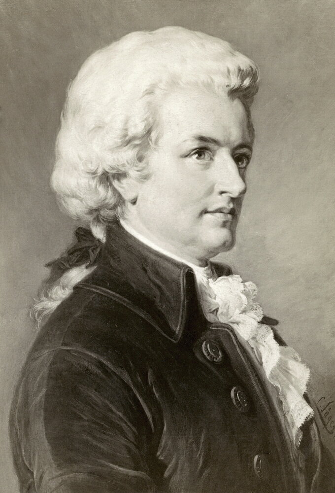 Posterazzi: Wolfgang Amadeus Mozart N(1756-1791) Austrian Composer Oil ...