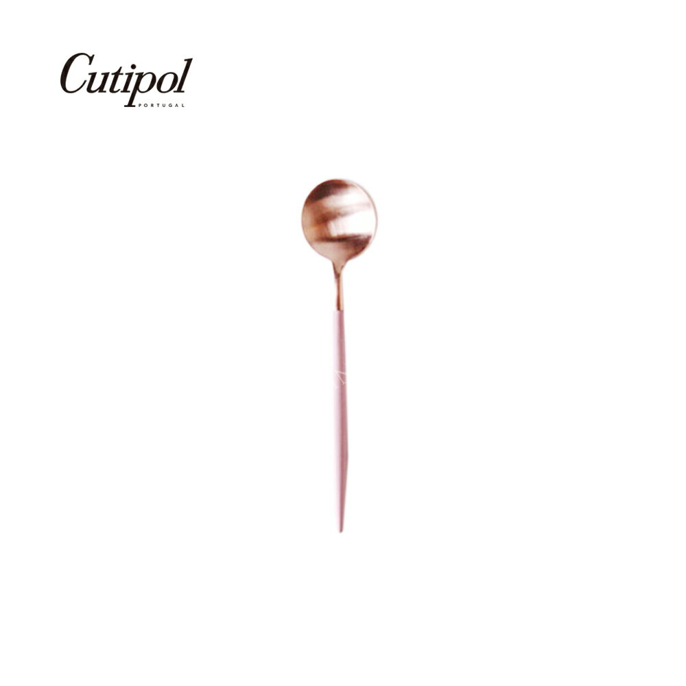 葡萄牙 Cutipol GOA 玫瑰金系列11cm咖啡匙 (粉玫瑰金)