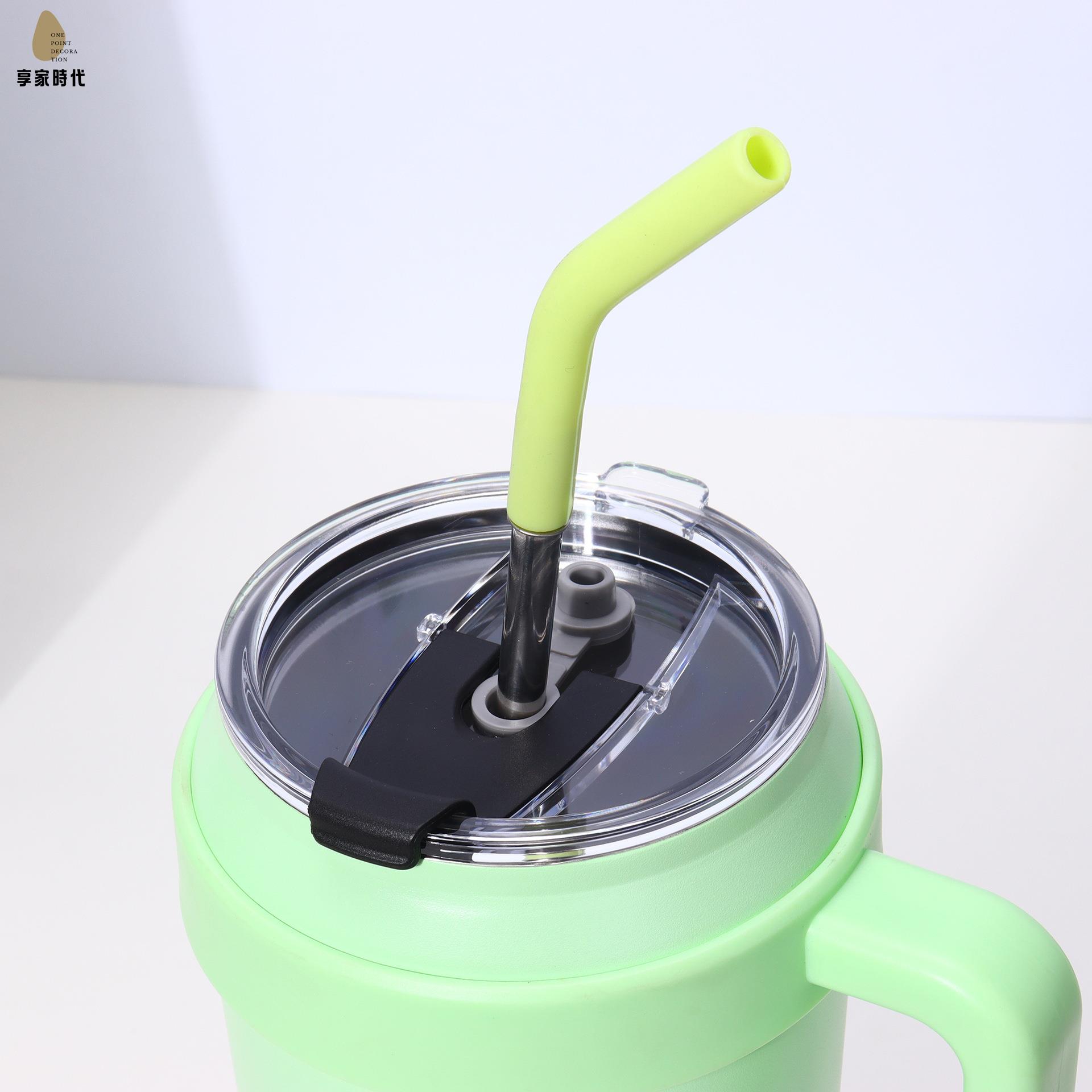【享家時代】40oz汽車杯巨無霸車載保冷冰霸吸管杯304不鏽鋼 保溫水杯8151