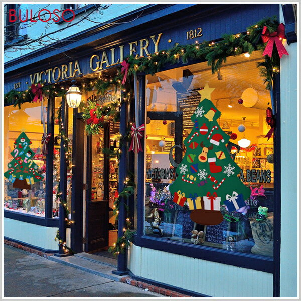 幫家裡聖誕佈置裝飾推薦聖誕佈置壁貼到聖誕-DIY不織布聖誕樹牆貼　壁貼 牆貼 聖誕佈置（可挑色 款）【A428957】【不囉唆】就在不囉唆推薦幫家裡聖誕佈置裝飾